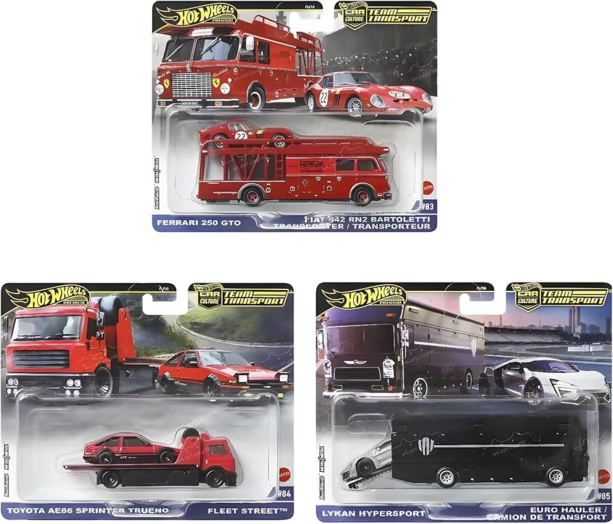 新品　未開封　ホットウィール　チームトランスポート　3個セット 新品 未開封 ホットウィール チームトランスポート 3個セット